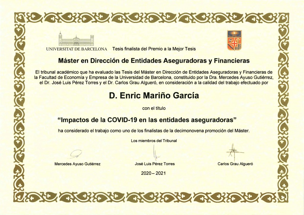 Diploma Enri Marino