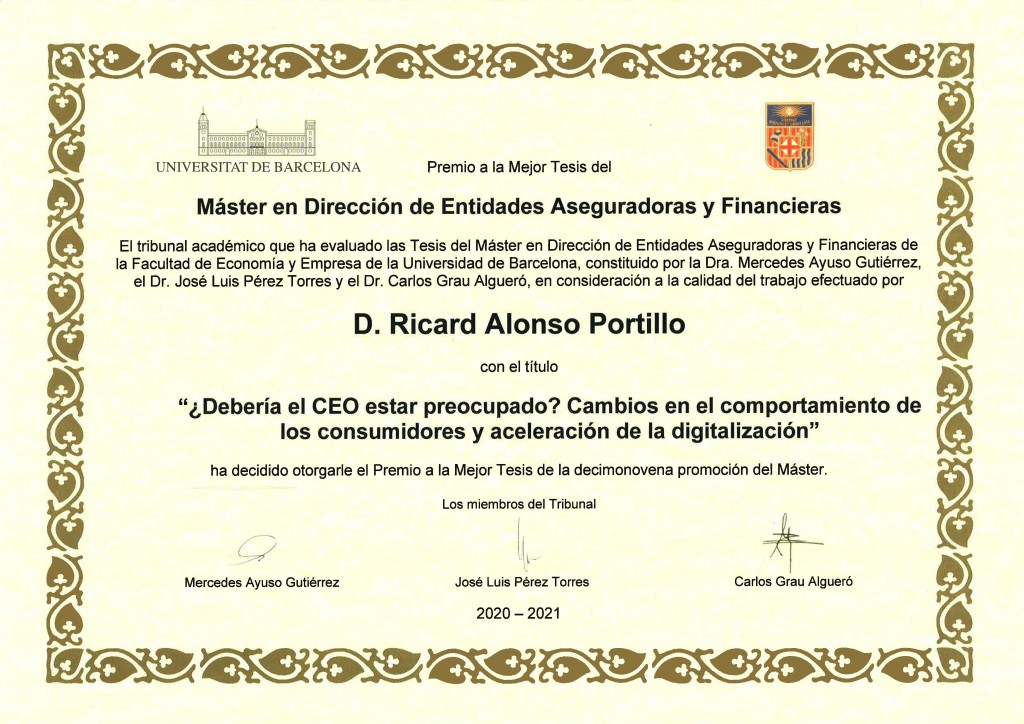 Diploma Ricard Alonso